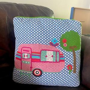 Society6 Embroidery Throw Pillow